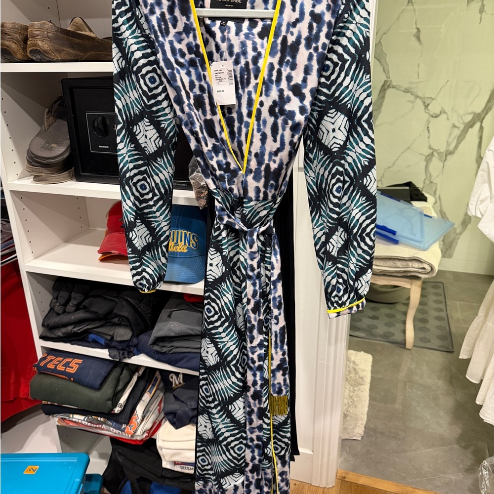 Le Superbe Patterned Resort Wrap Dress
